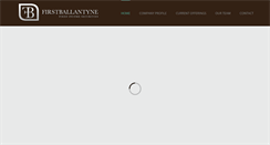 Desktop Screenshot of firstballantyne.com